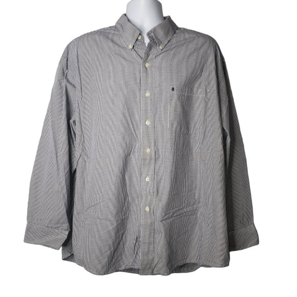 Izod Blue & White Button Down Shirt XXL - Picture 6 of 6